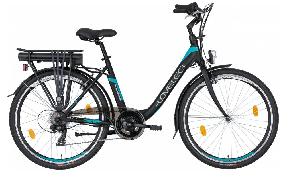 Mestský elektrobicykel LOVELEC Nardo Black/Blue (ilustračné foto)