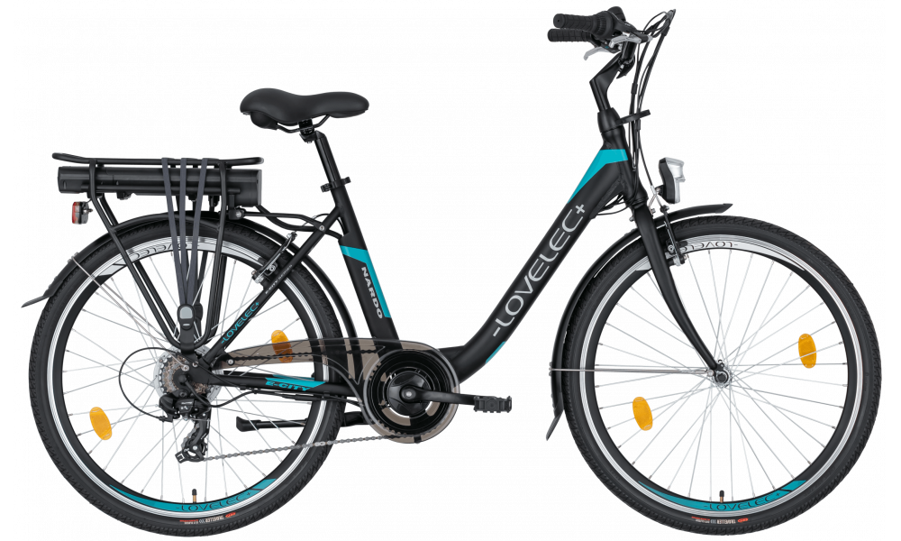 Mestský elektrobicykel LOVELEC Nardo Black/Blue 2023
