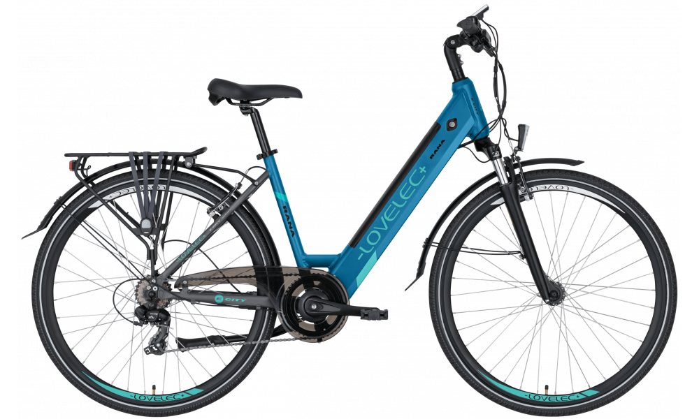 Mestský elektrobicykel LOVELEC Rana Blue/Azure 2024