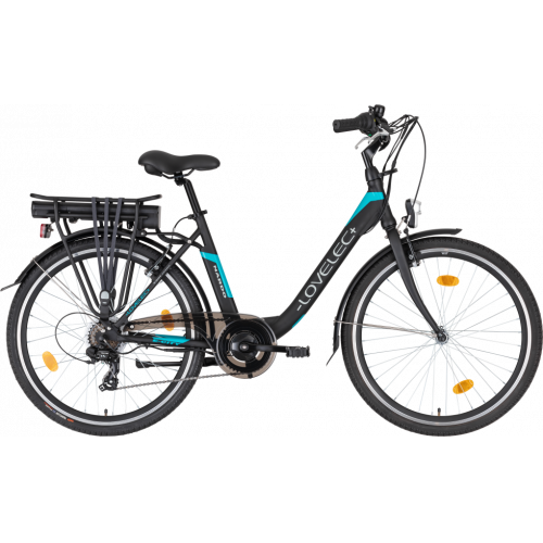 Mestský elektrobicykel LOVELEC Nardo Black/Blue 2021