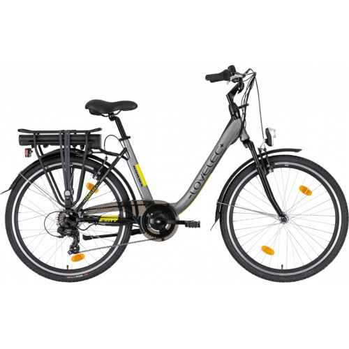 Mestský elektrobicykel LOVELEC Norma Grey/Yellow 2021