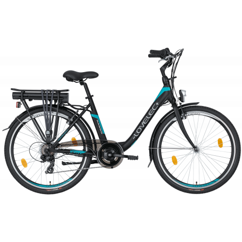 Mestský elektrobicykel LOVELEC Nardo Black/Blue 2023